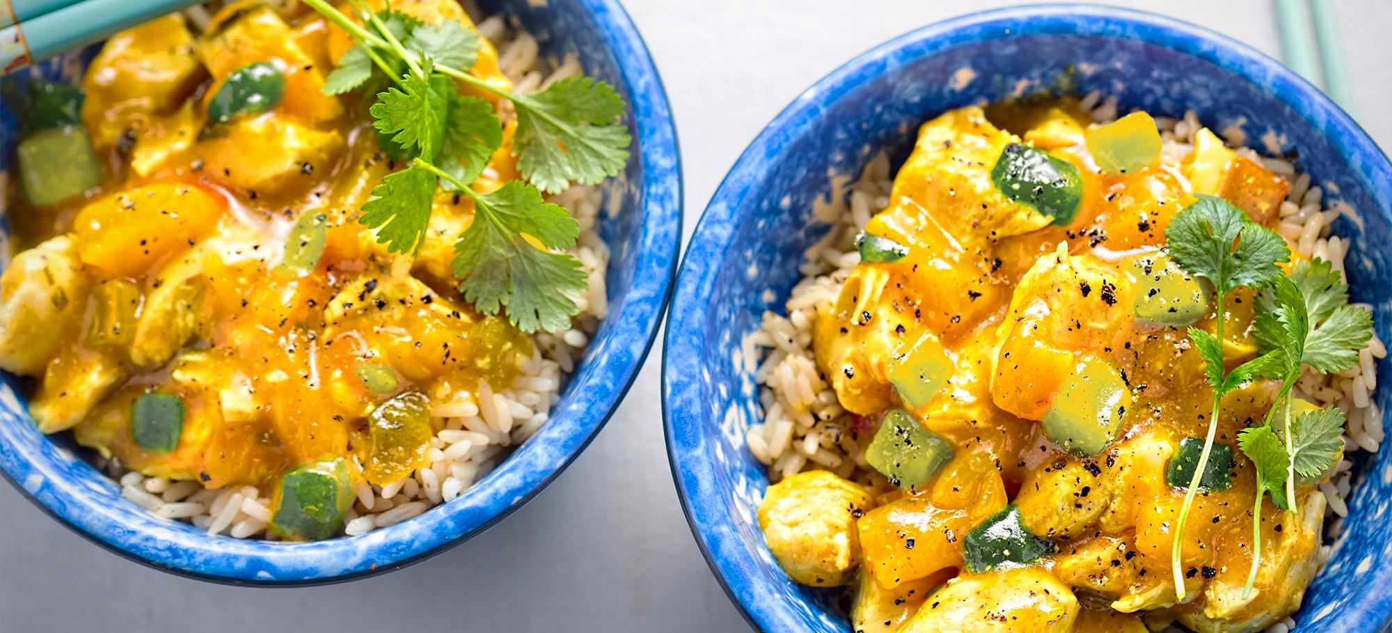 Emincé de poulet à l’ananas Emincé de poulet à l’ananas