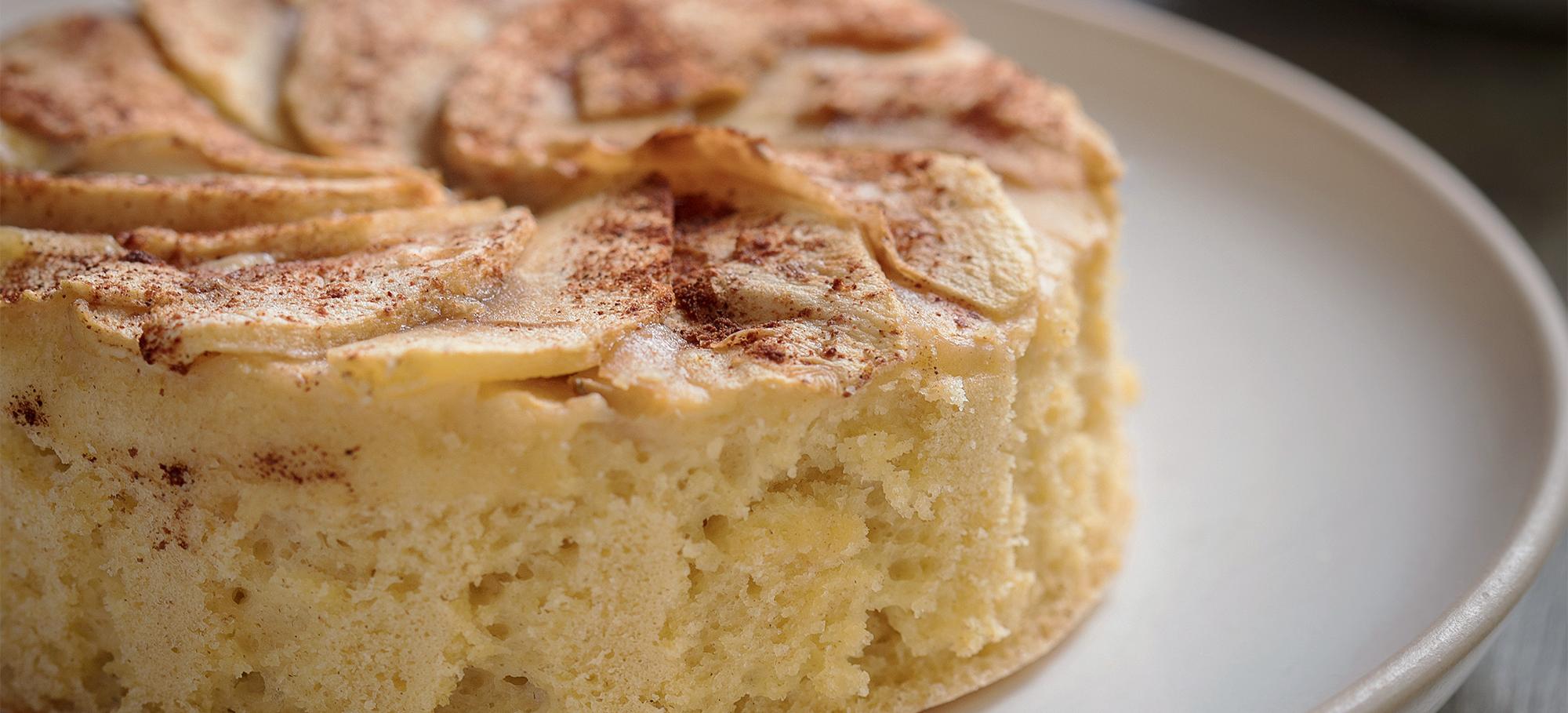 Gâteau fondant aux pommes