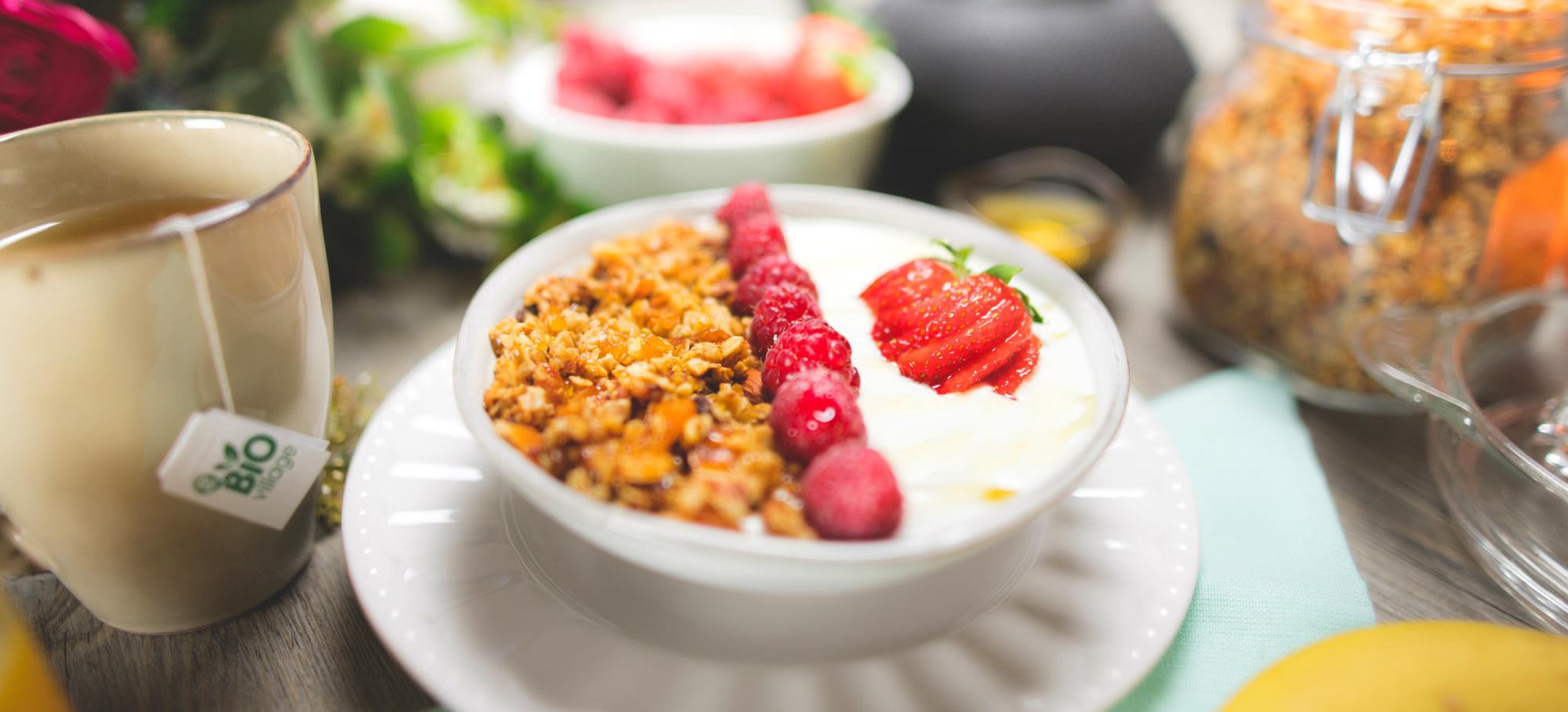 Mes Recettes granolas aux fruits frais & yaourt grec facile gourmand healthy diététique