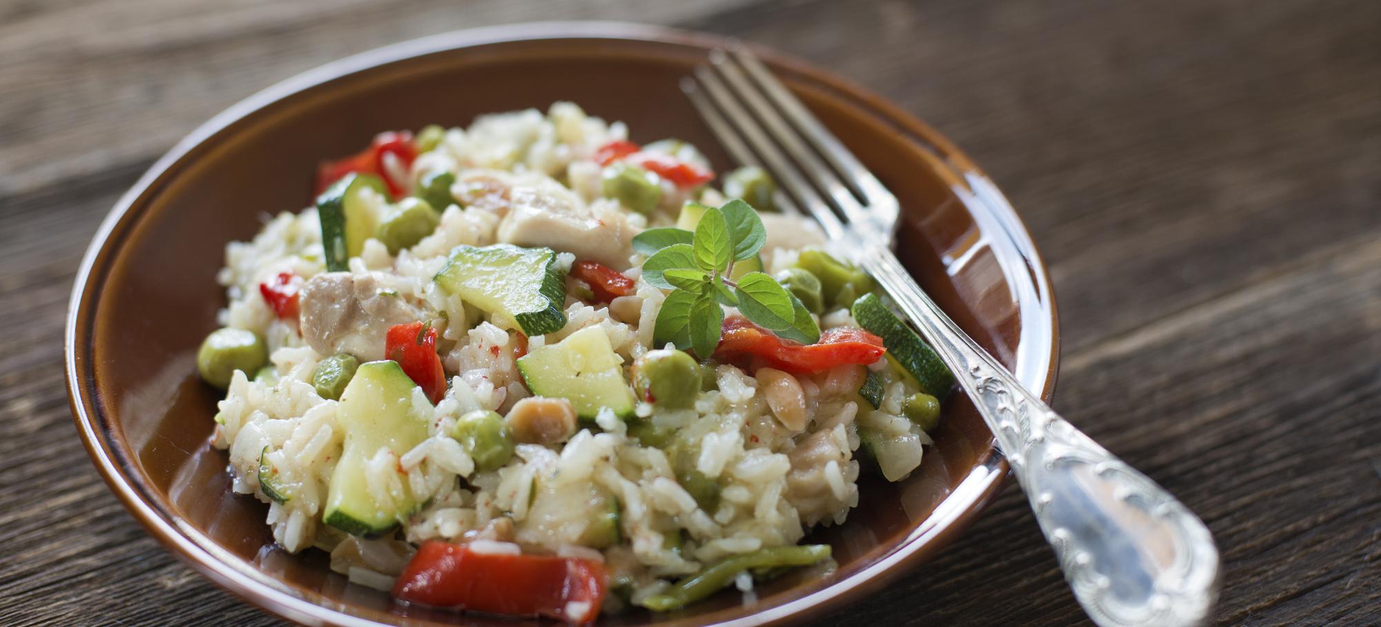 Recette de risotto aux asperges et au bacon