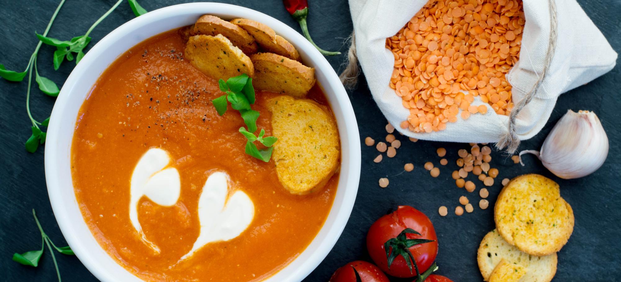 SOUPE AUX LENTILLES DE CORAIL