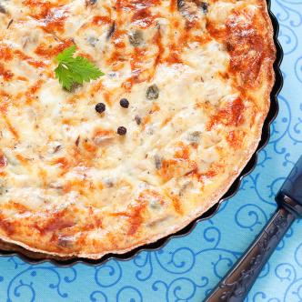 Tarte au thon et à la tomate