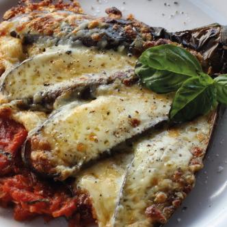 recette recettes Leclerc végétarienne aubergine parmigiana tomates 