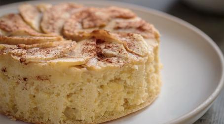 Gâteau fondant aux pommes