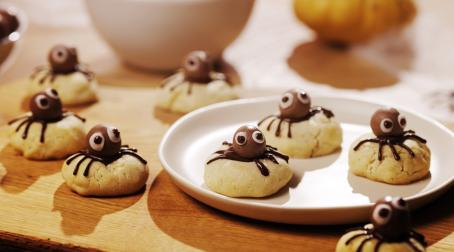 Cookies araignées d'Halloween 