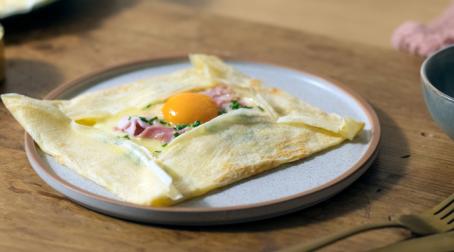 Crêpes jambon fromage 