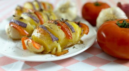 Pommes de terre mozzarella