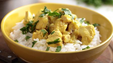 Riz et poulet au curry