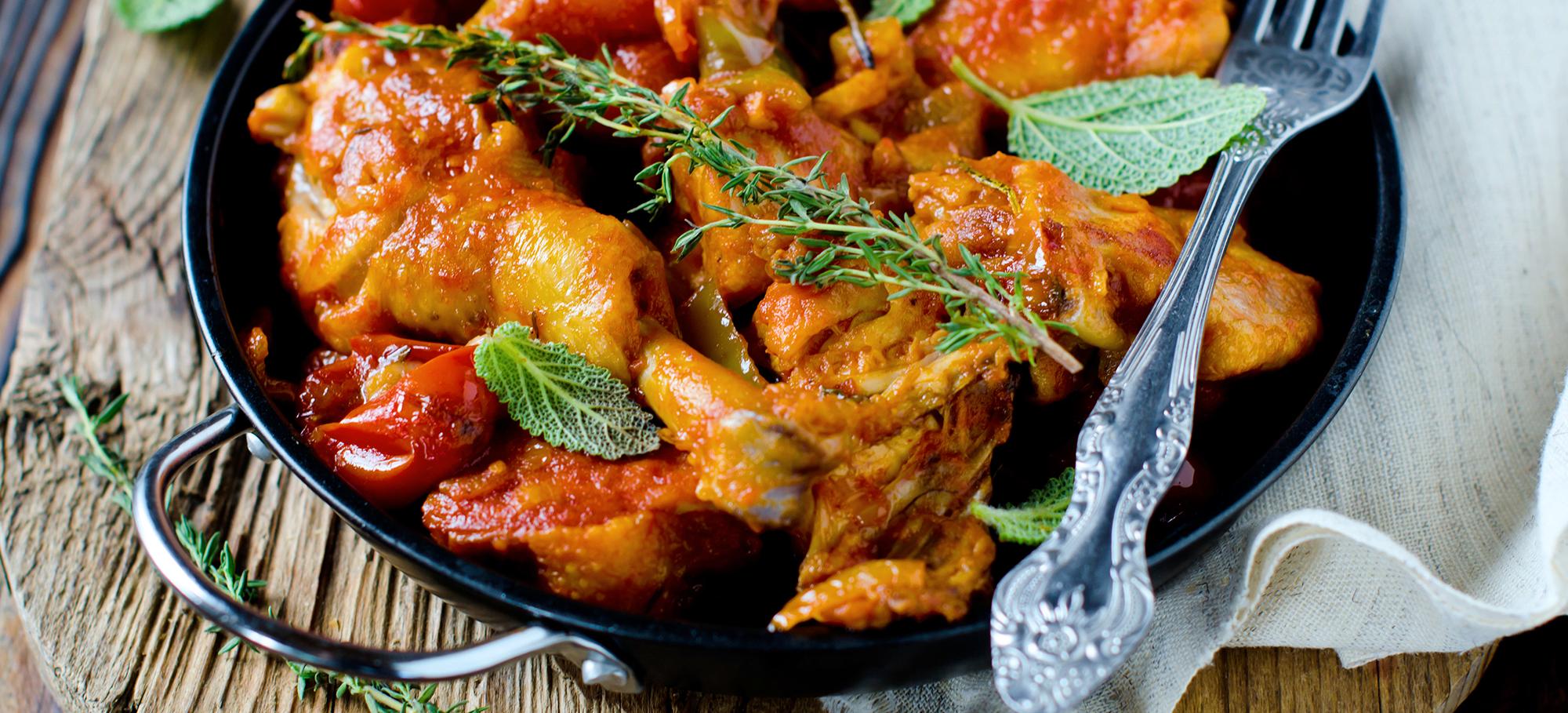 Poulet basquaise Poulet basquaise