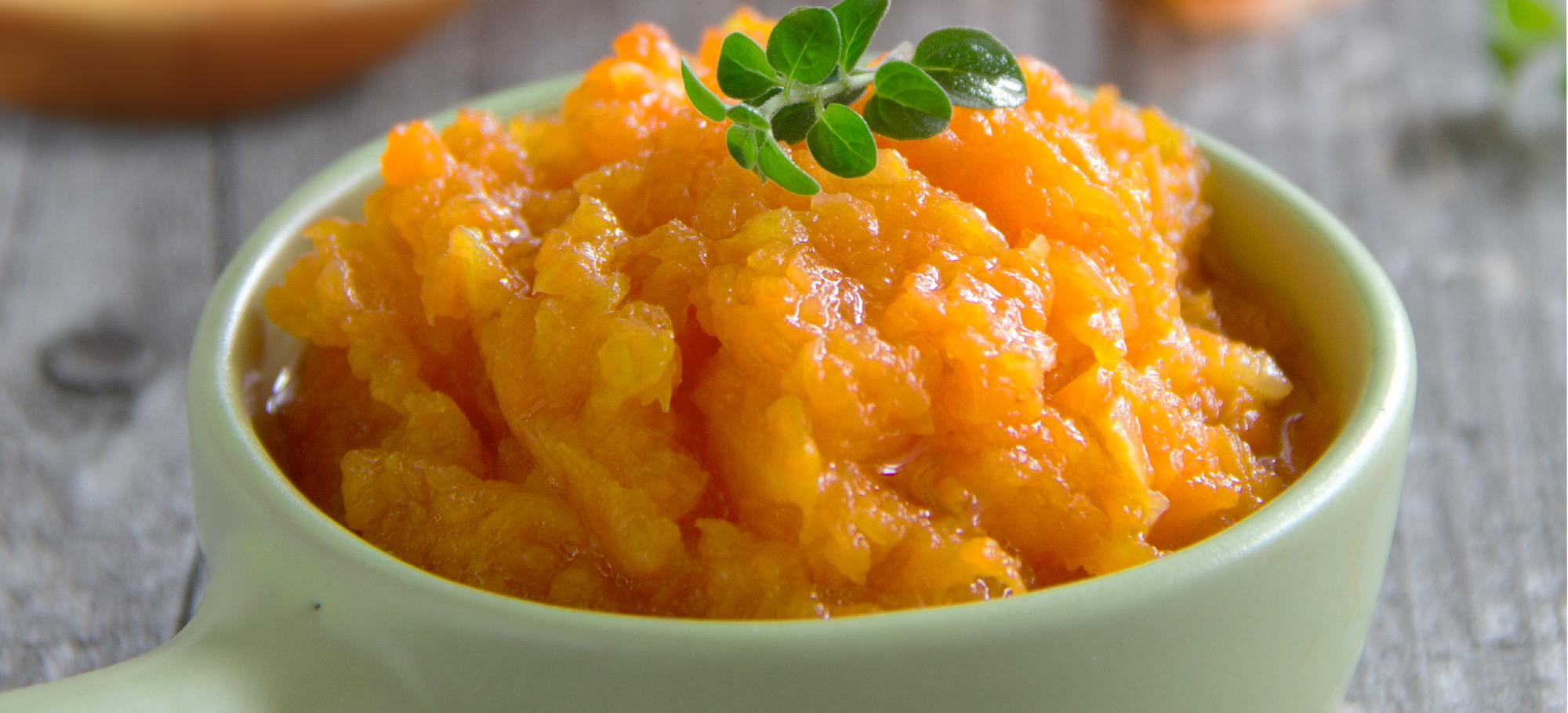 Purée de carottes et cumin Purée de carottes et cumin