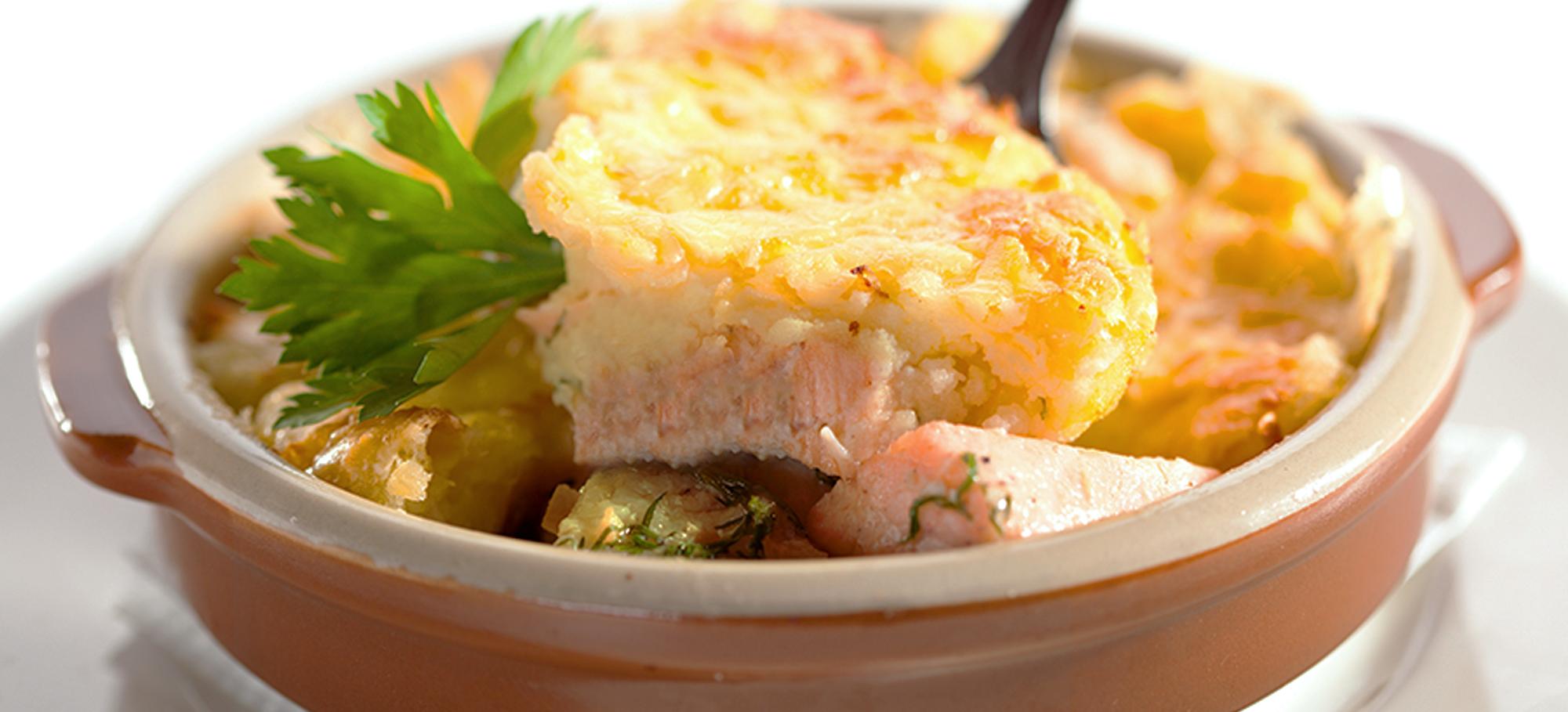 Parmentier de saumon Parmentier de saumon