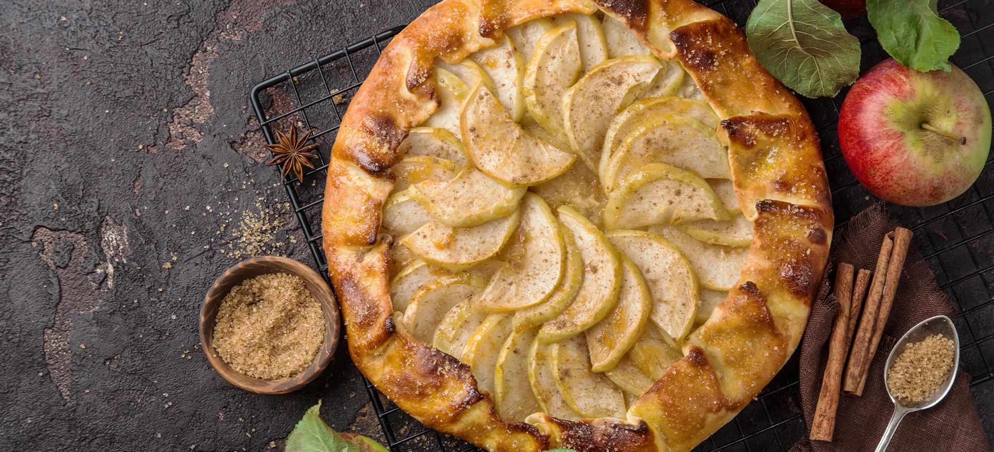 Tarte rustique aux pommes