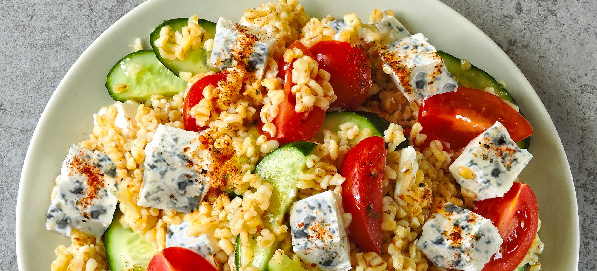 Salade de blé au roquefort Salade de blé au roquefort