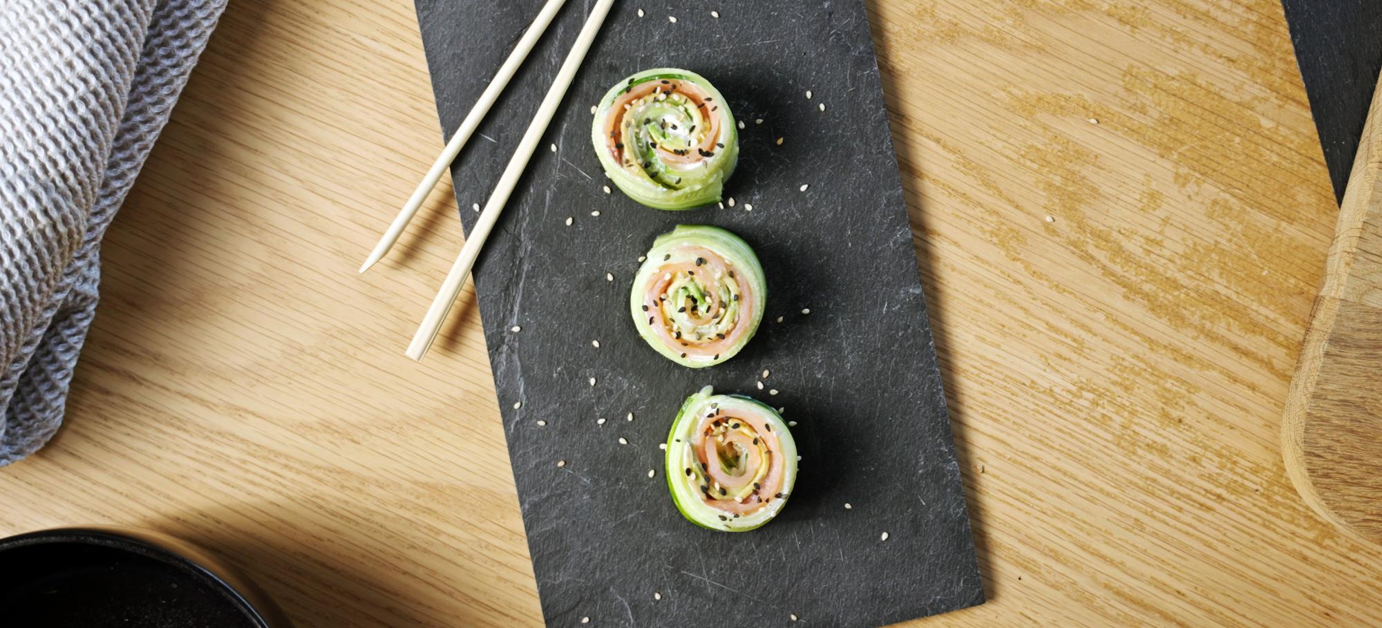 Makis saumon concombre Makis saumon concombre