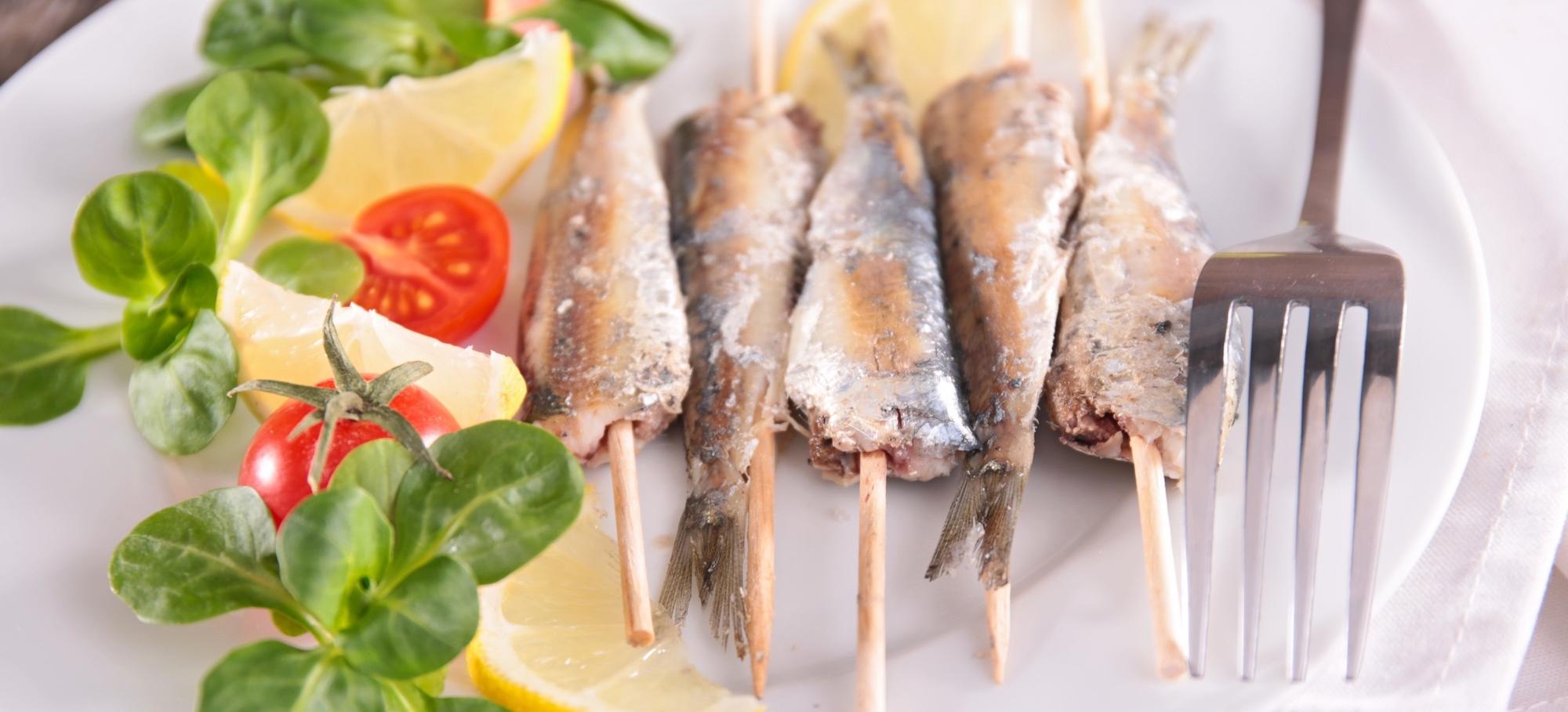 Brochettes de sardines au curry Brochettes de sardines au curry