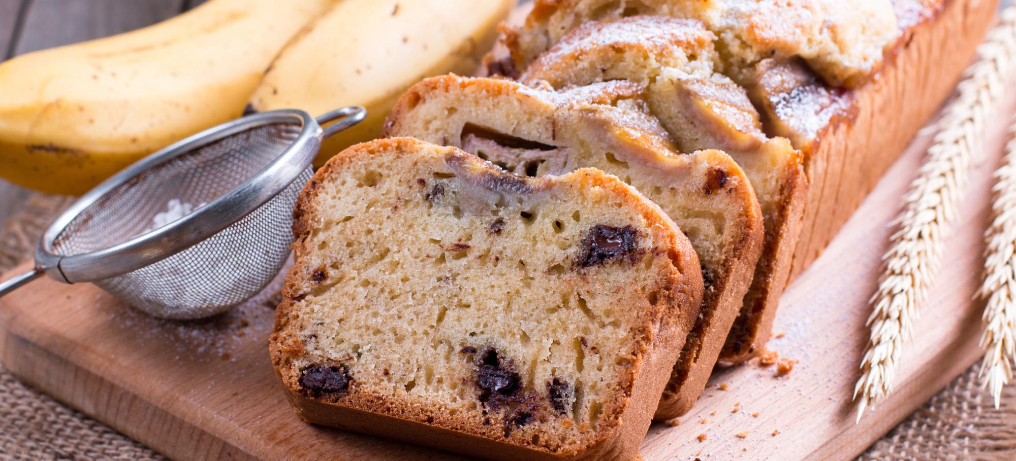 Cake végétarien chocolat banane