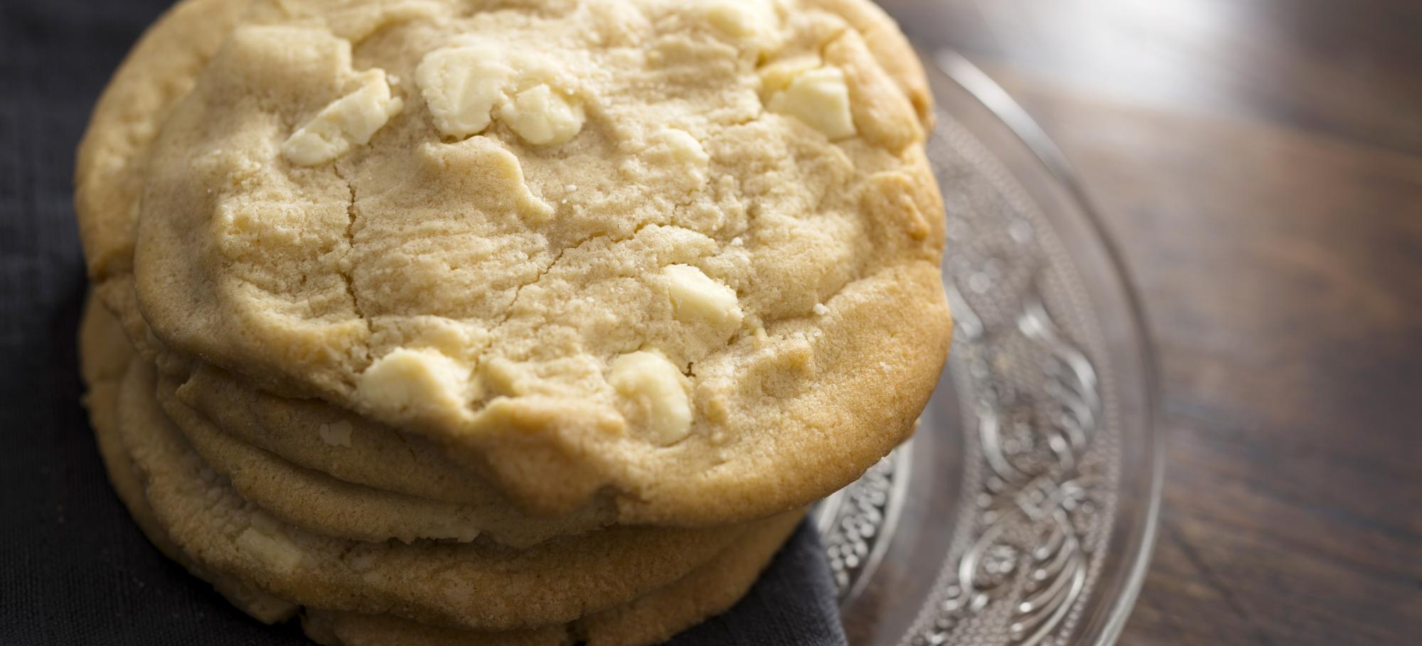 Recette de cookies au chocolat blanc