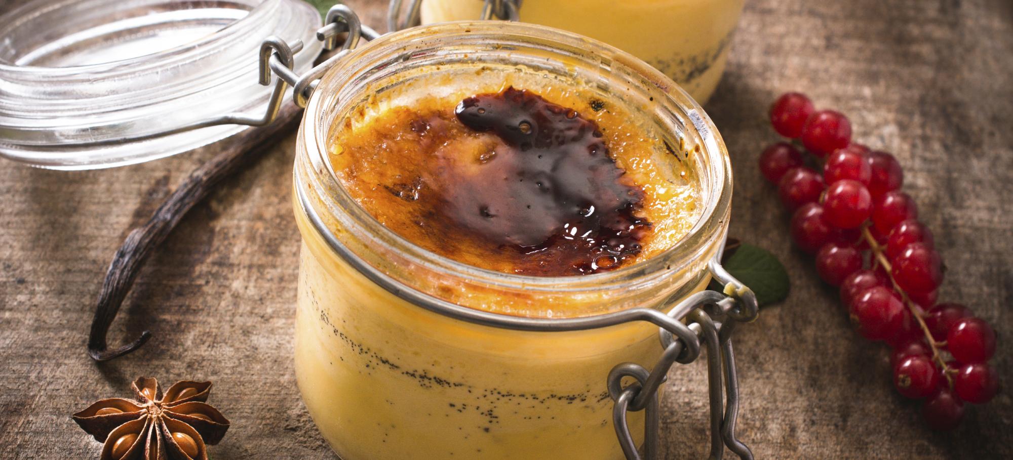 Crème brûlée au foie gras