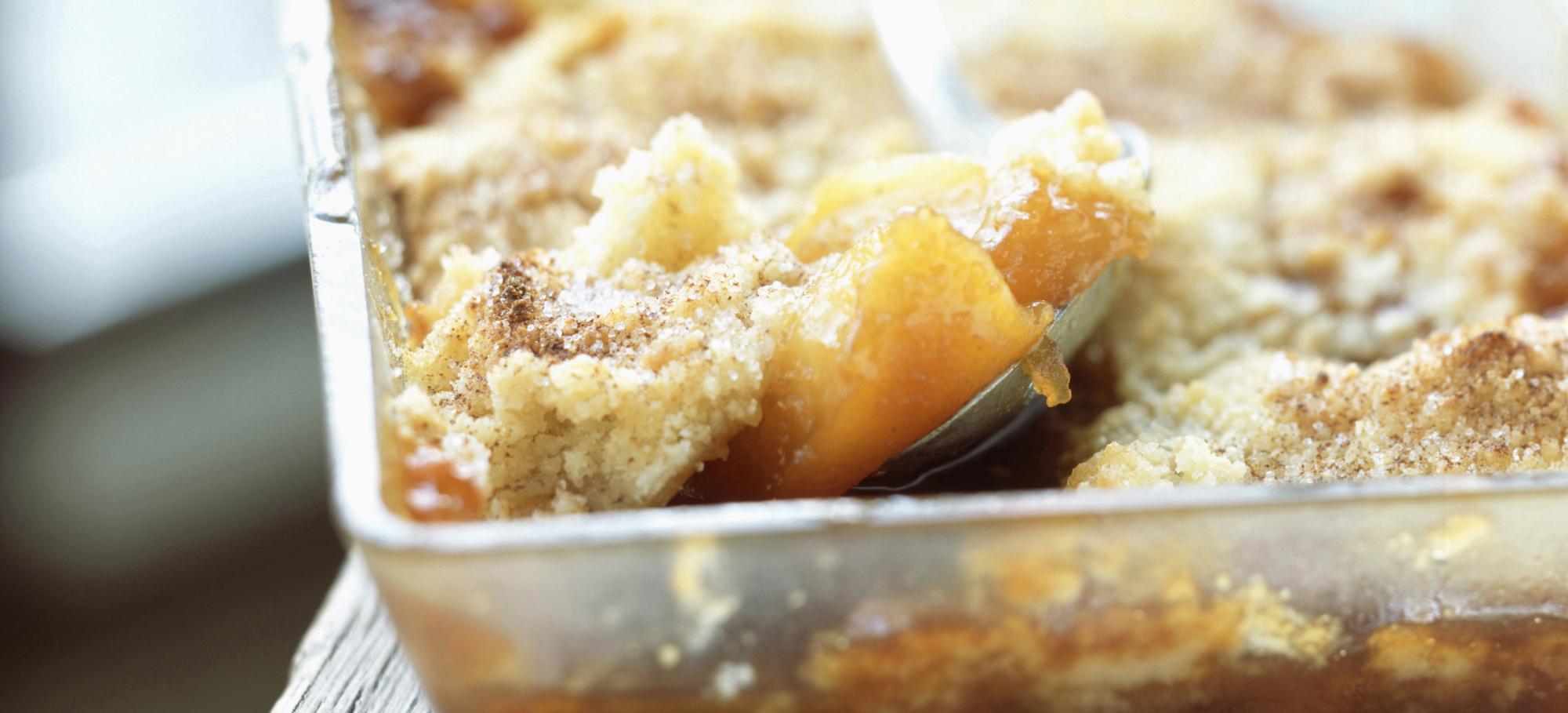 Crumble pommes et caramel beurre salé