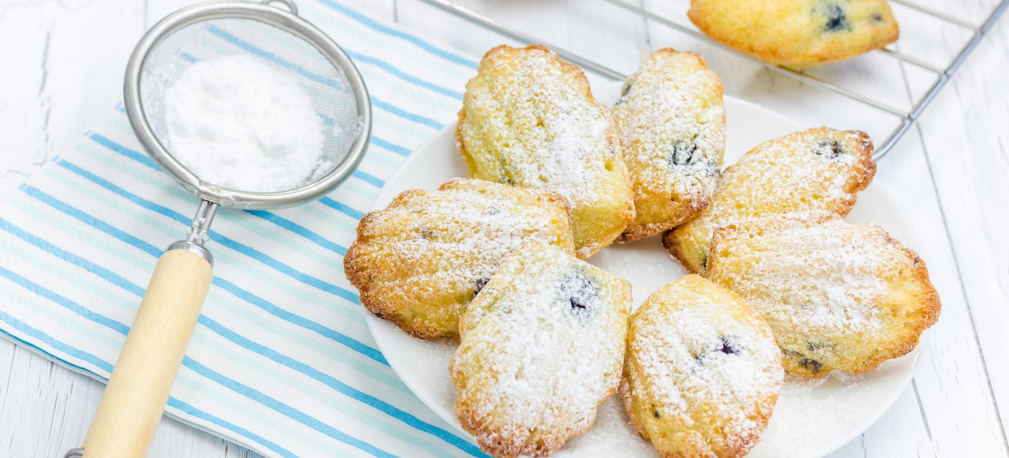 Madeleines aux pépites de chocolat