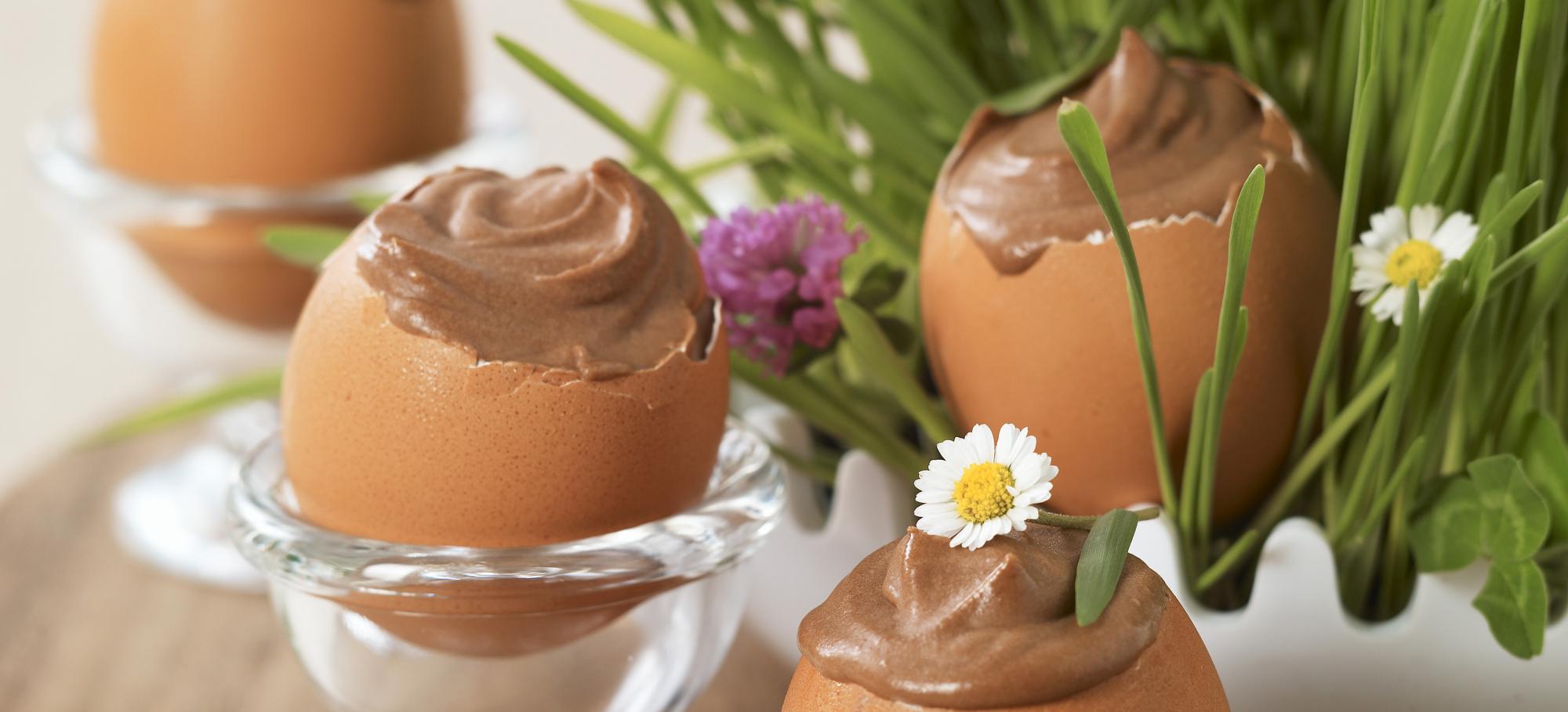 Recette de mousse au chocolat spécial Pâques