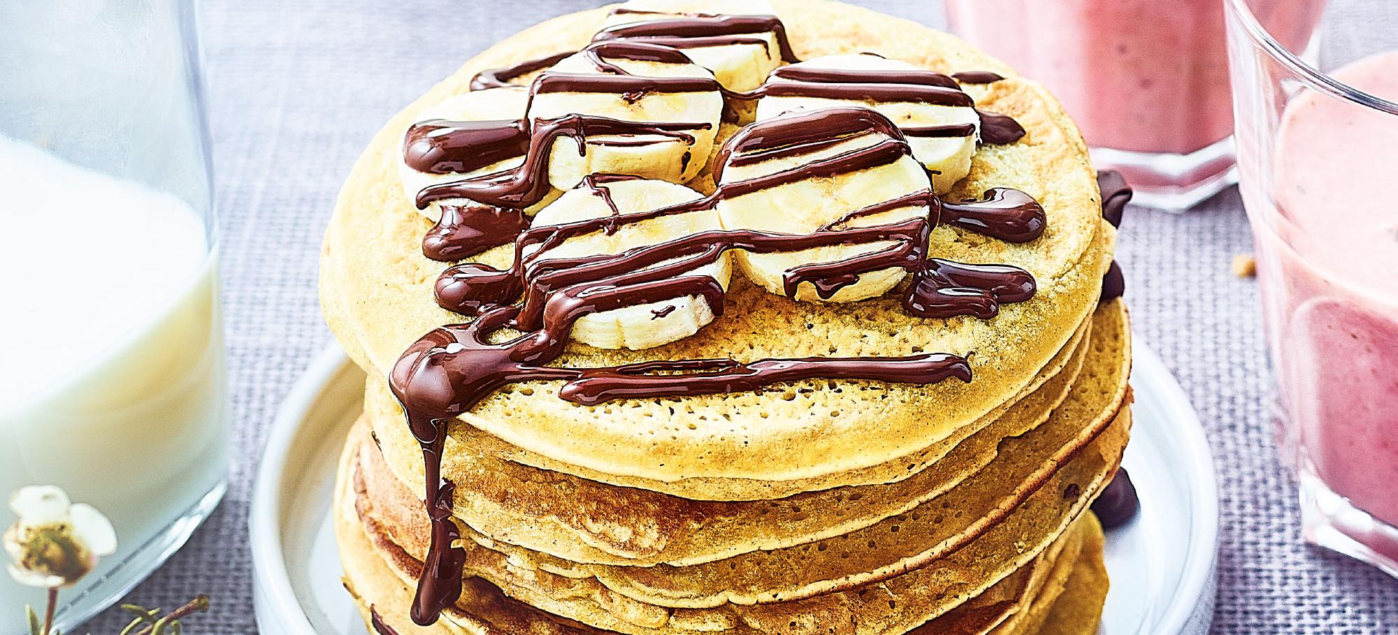 pancakes bananes chocolat recette facile gourmande mes recettes pancakes bananes chocolat recette facile gourmande mes recettes