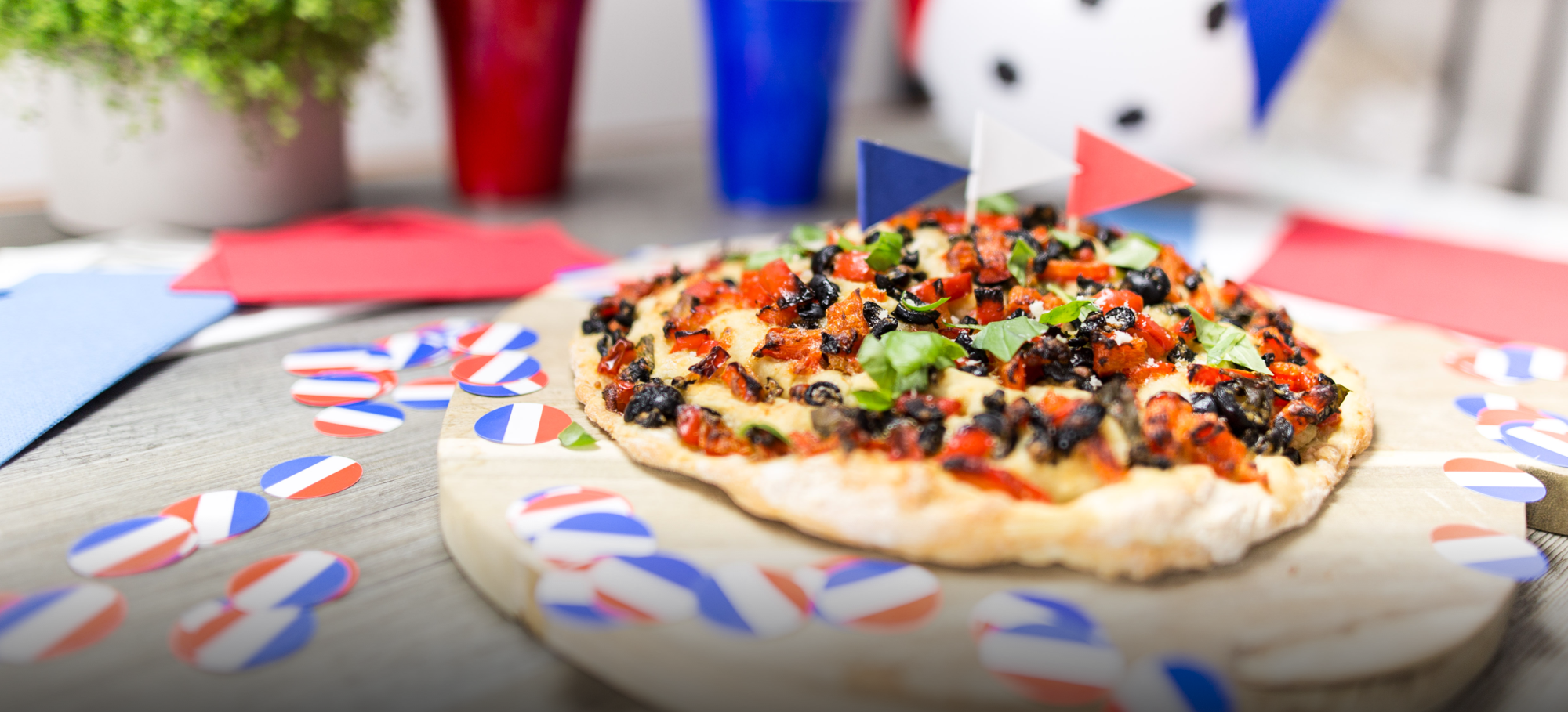 Pizza en escargot pizza appéritifs pizza plat