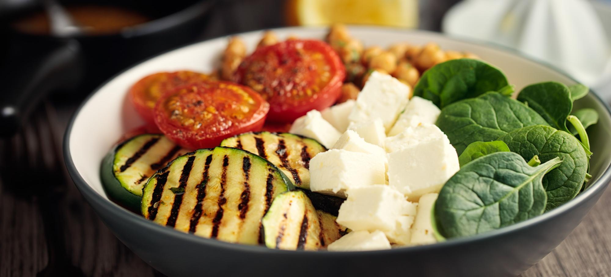 Salade courgette mozzarella Salade courgette mozzarella