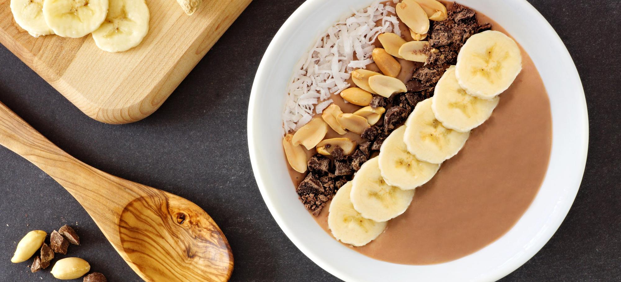 Smoothie bowl au chocolat Smoothie bowl au chocolat