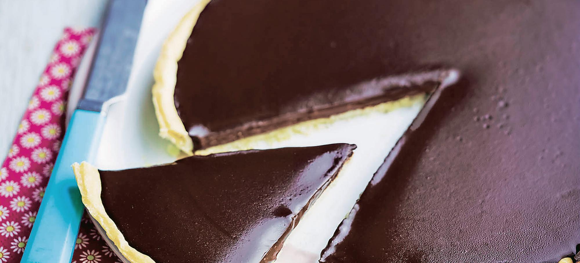Tarte au chocolat glacé Tarte au chocolat glacé