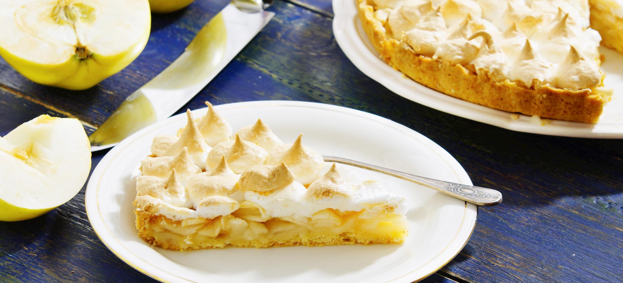 Tarte meringuée aux pommes Recette de tarte meringuée aux pommes