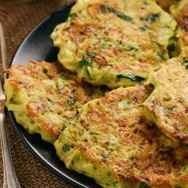 Blinis de courgette 