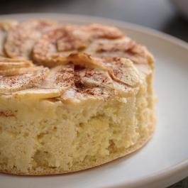 Gâteau fondant aux pommes