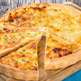 Tarte carotte et chèvre