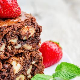 Brownie végétarien