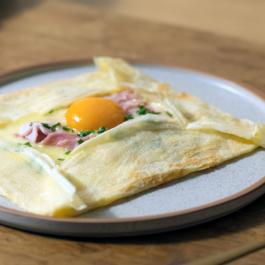 Crêpes jambon fromage 