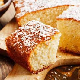 Gâteau noix de coco végétarien
