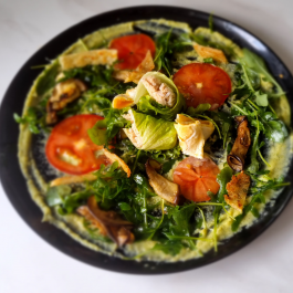 Salade de riz déstructurée 