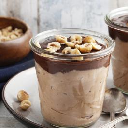 Porridge chocolat aux noisettes 