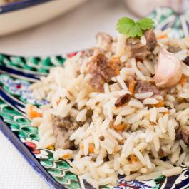 Risotto aux carottes et au bœuf