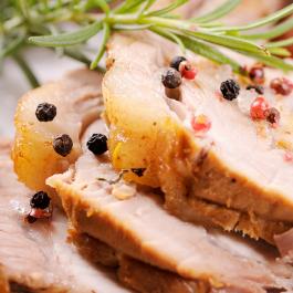 Rôti de porc aux olives