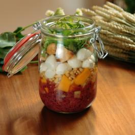 Recette de salade en bocal
