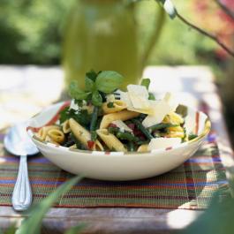 Salade de penne et haricots verts