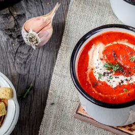 Verrines de chutney de tomates et feta 