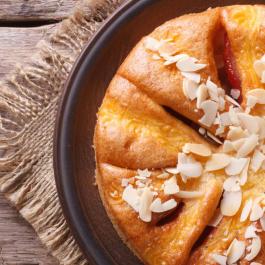 Recette galette des rois aux poires caramélisées 
