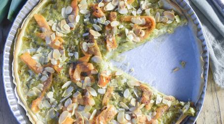 Tarte au poireau et saumon 