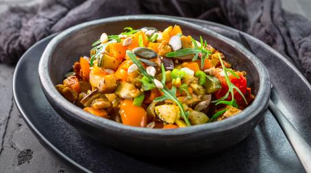 Légumes à la vapeur aux herbes et pesto Légumes à la vapeur aux herbes et pesto