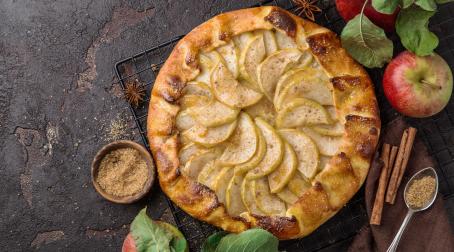 Tarte rustique aux pommes