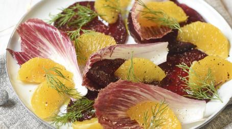 Carpaccio de betterave à l’orange et à l’aneth Carpaccio de betterave à l’orange et à l’aneth