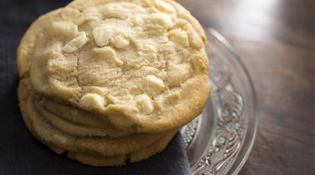 Recette de cookies au chocolat blanc